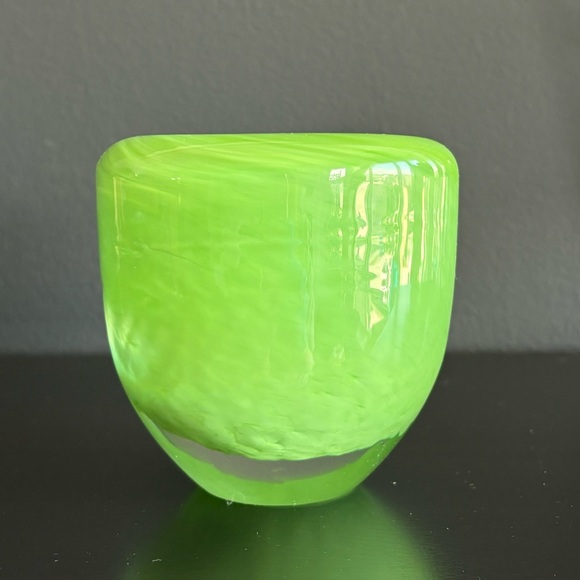 Nachtmann Green Crystal Heavy Votive - Picture 8 of 13